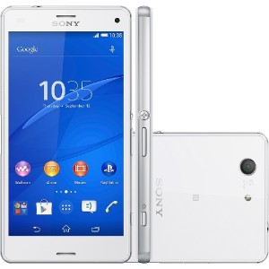Smartphone Sony Xperia Z3 Compact Desbloqueado Android 4.4 Tela 4.6" 16GB 4G Wi-Fi Câmera 20.7MP - Branco