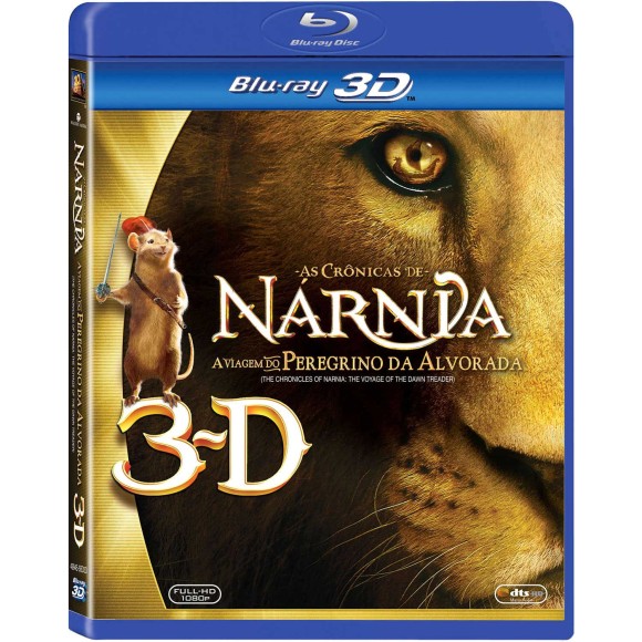 Blu-Ray 3D - As Crônicas de Nárnia - A Viagem do Peregrino da Alvorada