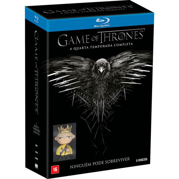 Blu-ray - Game of Thrones - A Quarta Temporada Completa - Ninguém Pode Sobreviver (5 Discos)