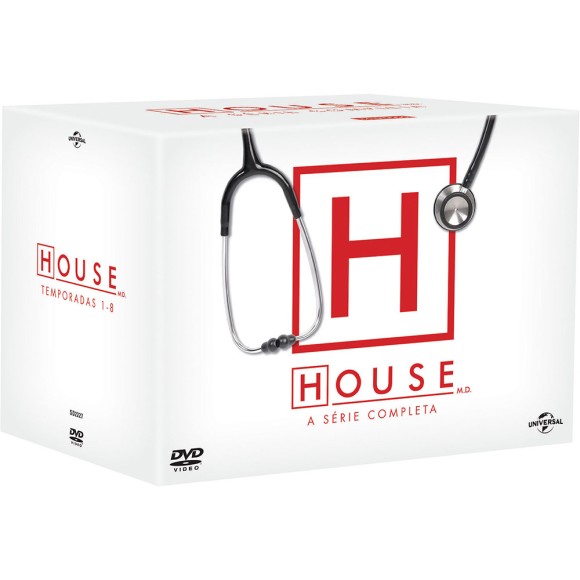 Coleção DVD House 1ª a 8ª Temporada (46 discos)