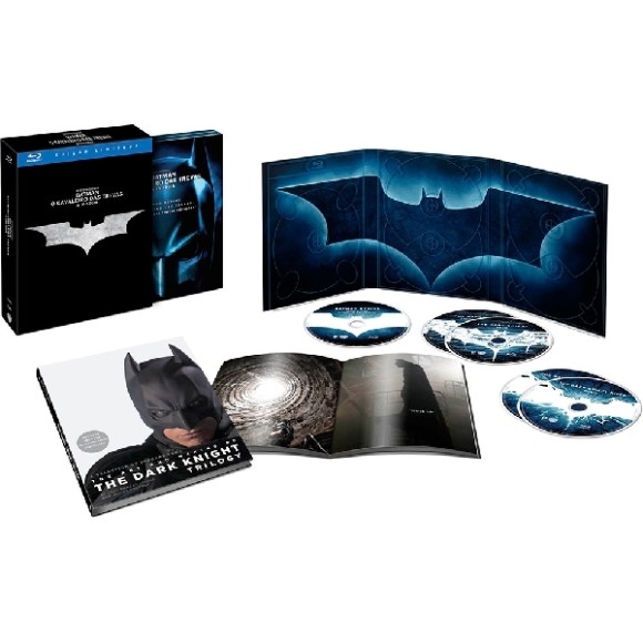 Box Blu-Ray Batman: O Cavaleiro das Trevas - A Trilogia (5 Discos)