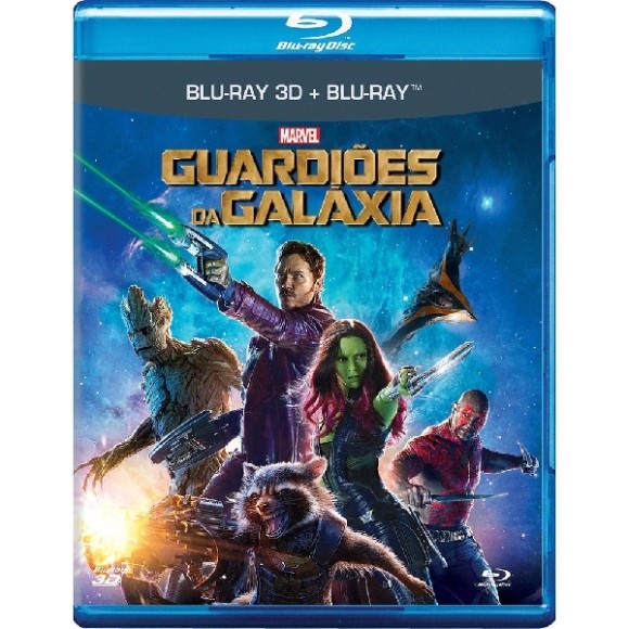 Blu-ray + Blu-ray 3D - Guardiões da Galáxia (2 Discos)