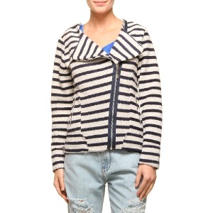 Casaco Sacada Malha Perfecto Listra - Azul