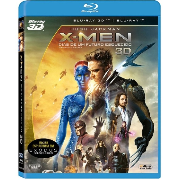 Blu-Ray 3D - X-Men: Dias De Um Futuro Esquecido (Blu-Ray + Blu-Ray 3D)
