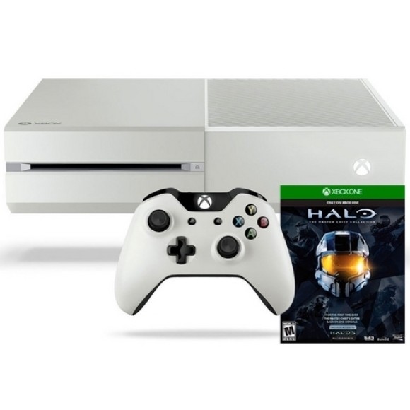 Console Xbox One 500gb Branco Edição Limitada Halo: The Master Chief Collection (Digital) 