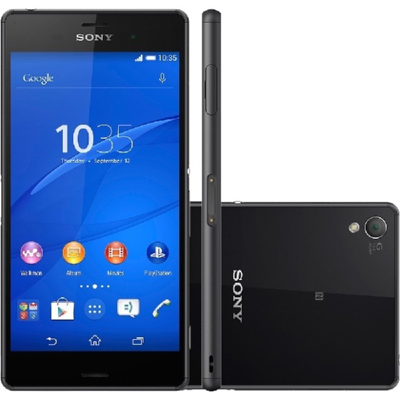 Smartphone Sony Xperia Z3 Compact Desbloqueado Android 4.4 Tela 4.6" 16GB 4G Wi-Fi Câmera 20.7MP - Preto