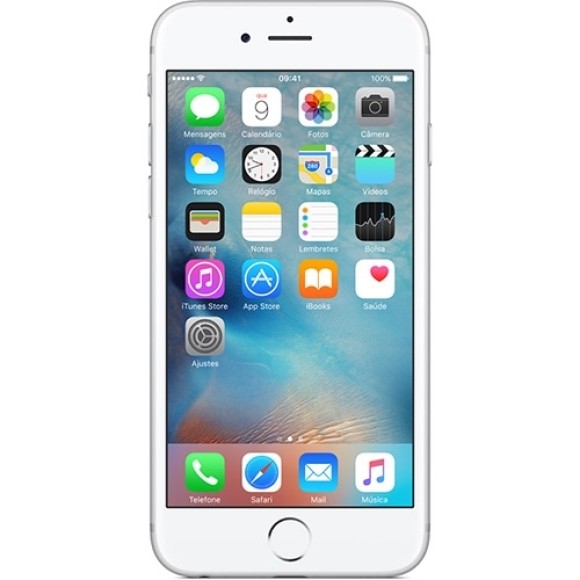 iPhone 6s 64GB Prata Desbloqueado iOS 9 4G 12MP - Apple 
